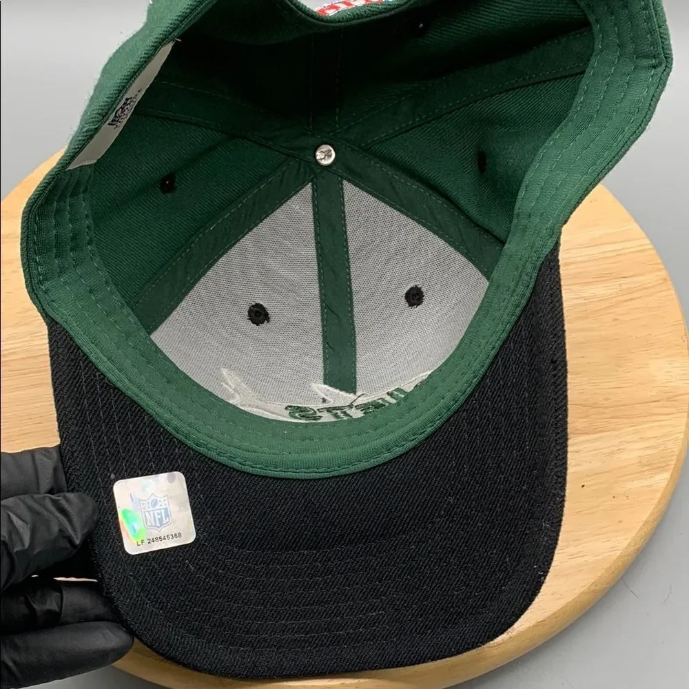 Unisex OSFM | New York Jets Vintage 6-Panel Strapback Cap | Green White